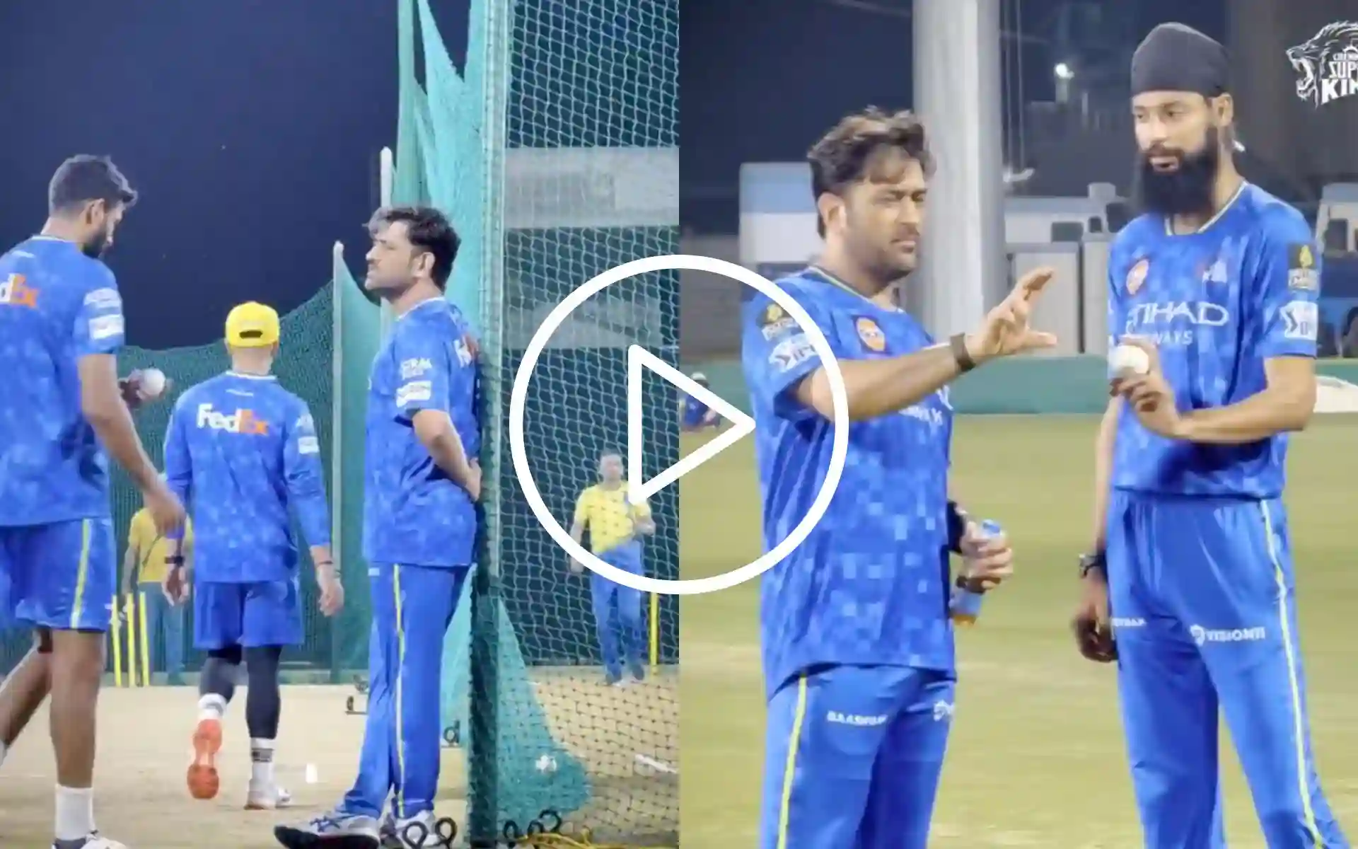 [Watch] CSK Youngsters Attend MS Dhoni's Master Class In Practice Session For IPL 2025
